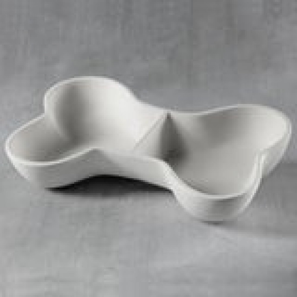 Bone White Ceramic Dog Bowl, Bole – Cafide Pets