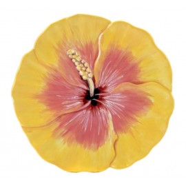 Hibiscus Plate - Case of 6 Hibiscus Plate - Case of 6