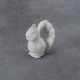Ceramic Bisque Tiny Tot Grace the Peacock - Case of 6 Ceramic Bisque Tiny Tot Grace the Peacock - Case of 6