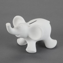 Ceramic Bisque Cute Elephant Bank Ceramic Bisque Cute Elephant Bank