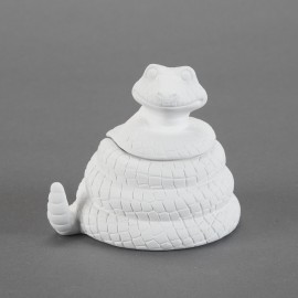 Ceramic Bisque Cute Snake Box - Case of 6 Ceramic Bisque Cute Snake Box - Case of 6