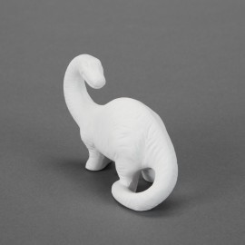 Ceramic Bisque Bronto Dino - Case of 12 Ceramic Bisque Bronto Dino - Case of 12