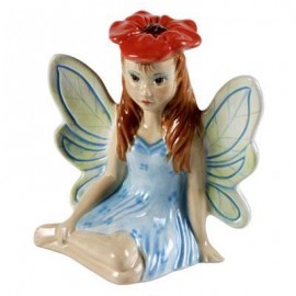 Ceramic Bisque Resting Fairy - Case of 6 Ceramic Bisque Resting Fairy - Case of 6