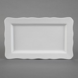 Ceramic Bisque Provence Serving Platter Med.- Case of 6 Ceramic Bisque Provence Serving Platter Med.- Case of 6