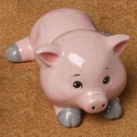 Ceramic Bisque Tiny Tot Wilbur - Case of 6 Ceramic Bisque Tiny Tot Wilbur - Case of 6