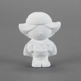 Ceramic Bisque Tiny Tot Super Girl- Case of 6 Ceramic Bisque Tiny Tot Super Girl- Case of 6