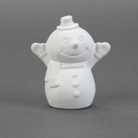 Ceramic Bisque Tiny Tot Snowy the Snowman Ceramic Bisque Tiny Tot Snowy the Snowman