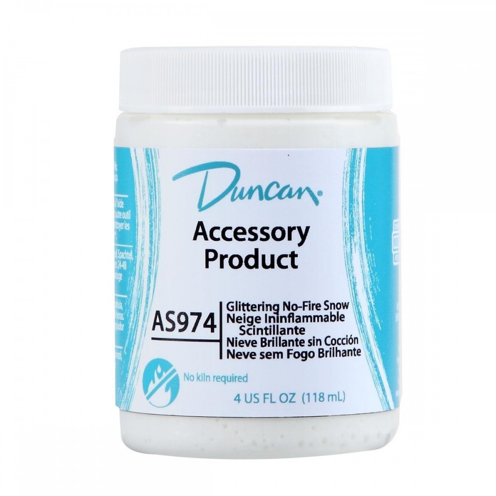 Glittering NO FIRE SNOW  4  oz. by Duncan Colors