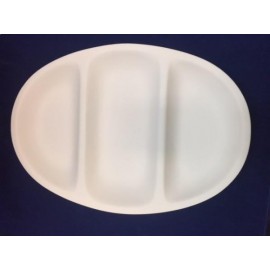 3 Section Divided Platter 3 Section Divided Platter