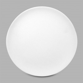Ceramic Bisque Coupe Dinner Plate- Case of 12 Ceramic Bisque Coupe Dinner Plate- Case of 12