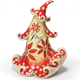Ceramic Bisque Jolly Christmas Tree Ceramic Bisque Jolly Christmas Tree