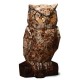Ceramic Bisque Faceted Owl