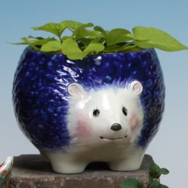 Ceramic Bisque Hedgehog Planter Ceramic Bisque Hedgehog Planter