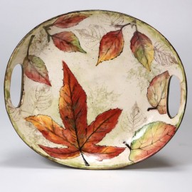 Ceramic Bisque Handled Platter - Case of 3 Ceramic Bisque Handled Platter - Case of 3