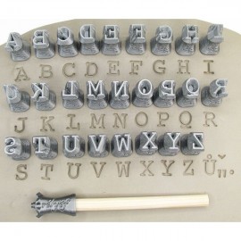 Courier Alphabet Set 0.4 inch by Spectrum Courier Alphabet Set 0.4 inch by Spectrum