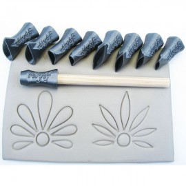 Flower Puzzle Stamp Set #2 Outline by Spectrum Flower Puzzle Stamp Set #2 Outline by Spectrum