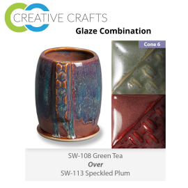 Graphite powder glazes – Maya Hum