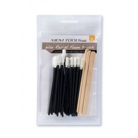 Wax Resist Foam Brush - Small (20-Pieces)