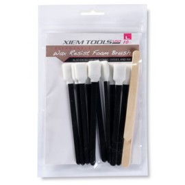 Wax Resist Foam Brush - Large (10-Pieces)