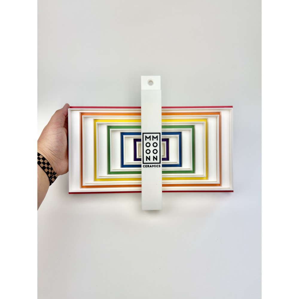Rainbow Rectangle Cutter Set Rainbow Rectangle Cutter Set