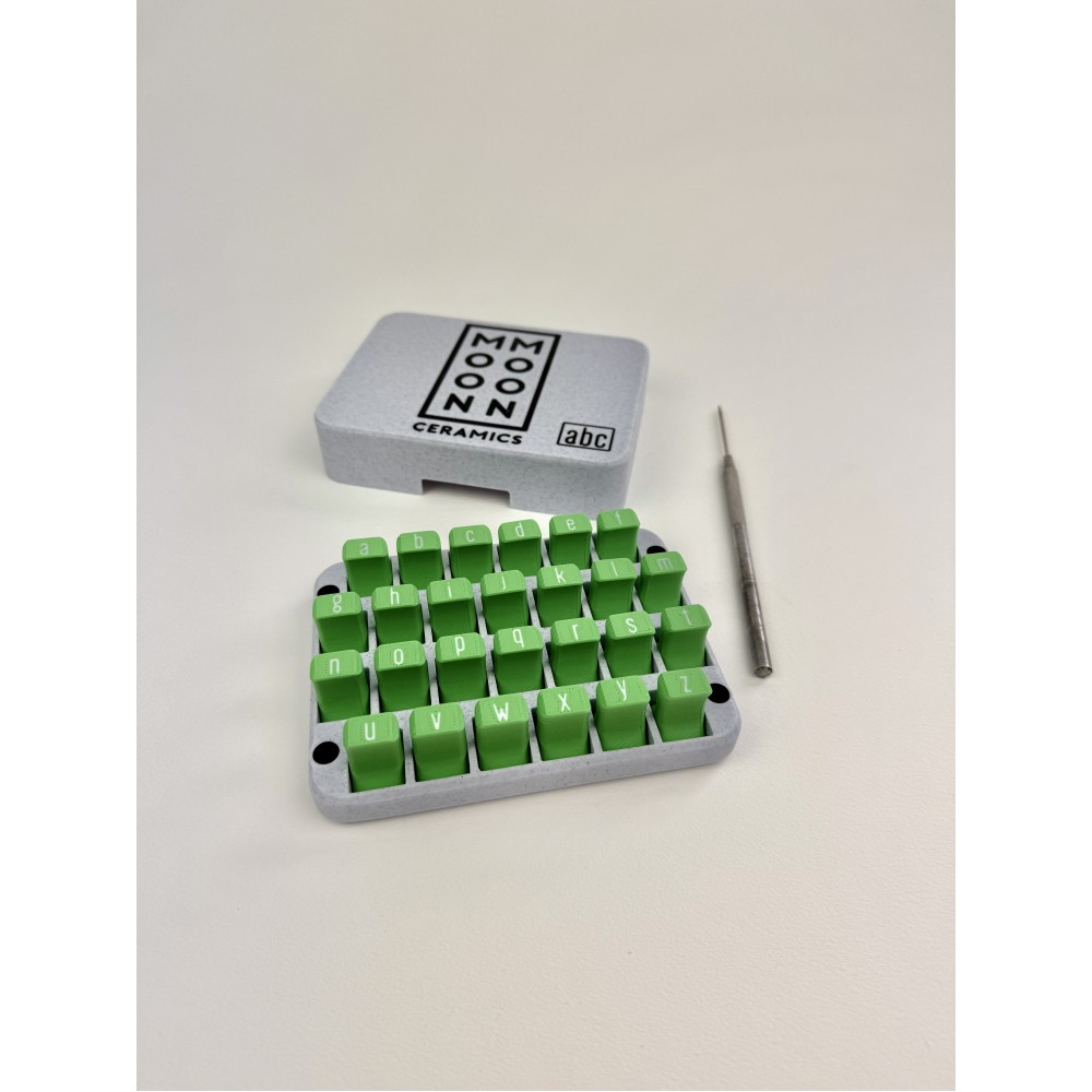 Stamp Set - Upper-case and Numbers 3/4-inch Stamp Set - Upper-case and Numbers 3/4-inch