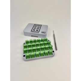 Stamp Set - Upper-case and Numbers 3/4-inch