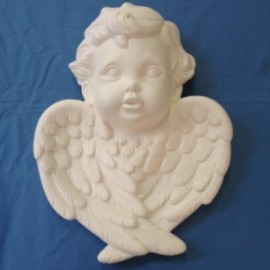 Lg. Cherub Face Plaque