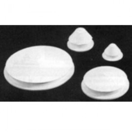 1-1/8 White Rubber Stopper