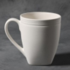 Contemporary Mug - Stoneware Bisque