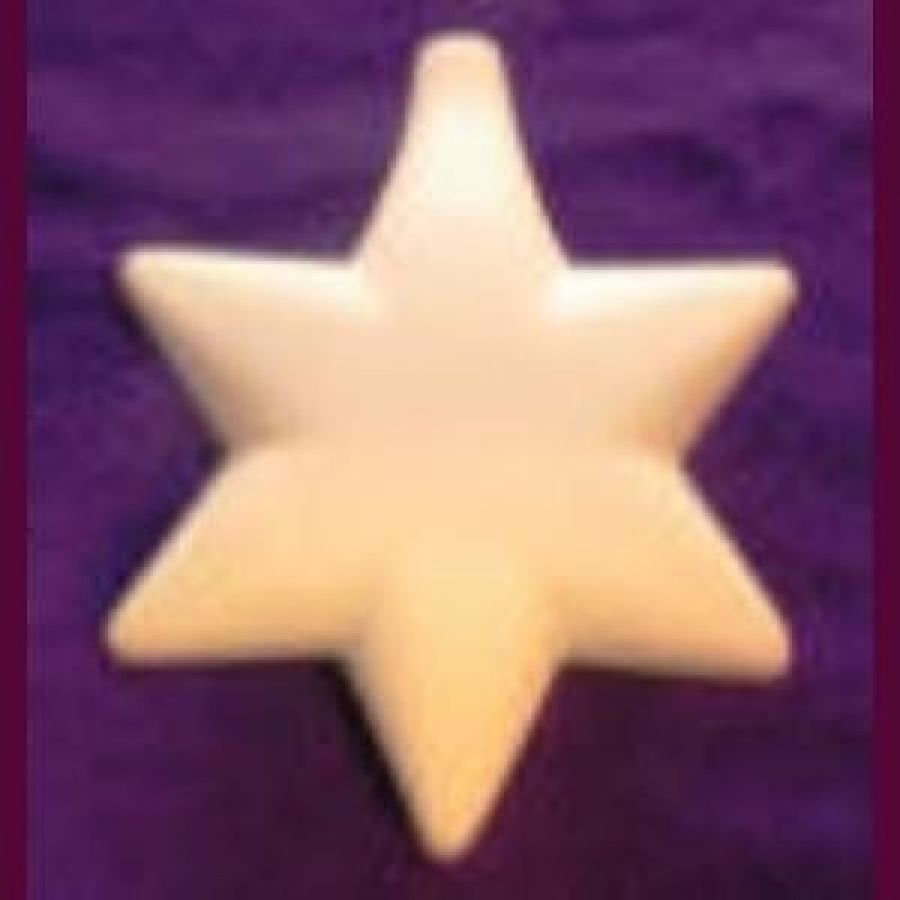 Rounded Star Ornament- Case of 6
