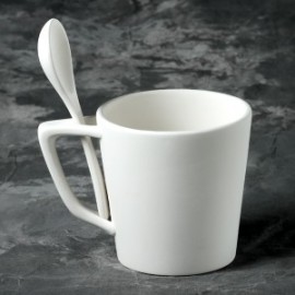 Snack Mug w/ Spoon- Case of 6 Snack Mug w/ Spoon- Case of 6
